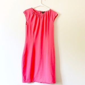 H&M Coral Pink Cocktail Dress | Size 10 | Bright Party Mini | Like New